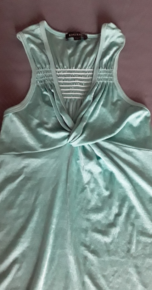 Green BeBe blouse tank